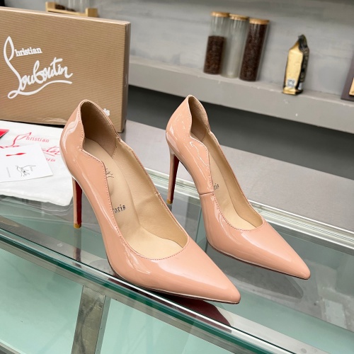 Replica Christian Louboutin High-heeled shoes For Women #1217073 $102.00 USD for Wholesale