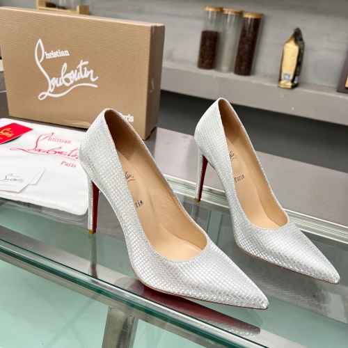 Replica Christian Louboutin High-heeled shoes For Women #1217076 $102.00 USD for Wholesale