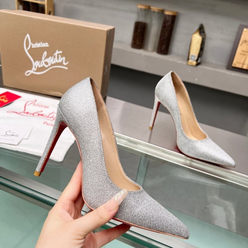 Replica Christian Louboutin High-heeled shoes For Women #1217077 $102.00 USD for Wholesale