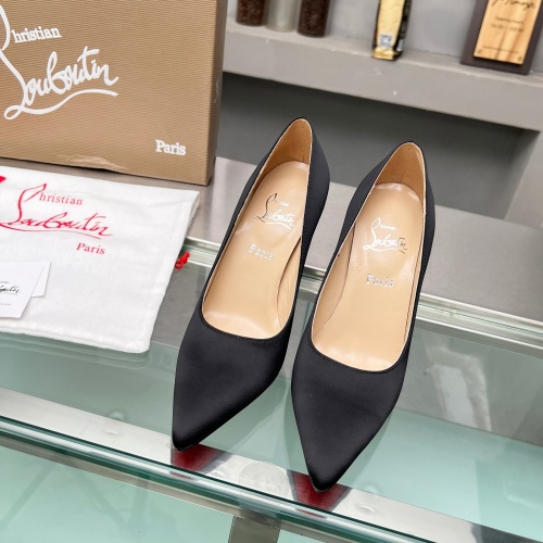 Replica Christian Louboutin High-heeled shoes For Women #1217081 $102.00 USD for Wholesale