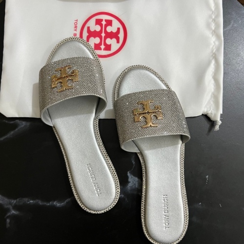 Replica Tory Burch TB Slippers For Women #1217084 $82.00 USD for Wholesale