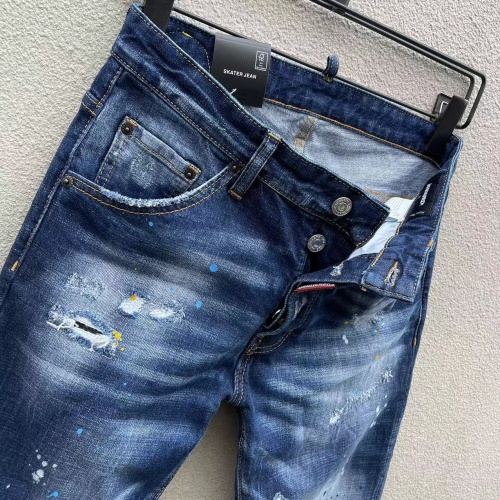 Replica Dsquared Jeans For Men #1217119 $68.00 USD for Wholesale