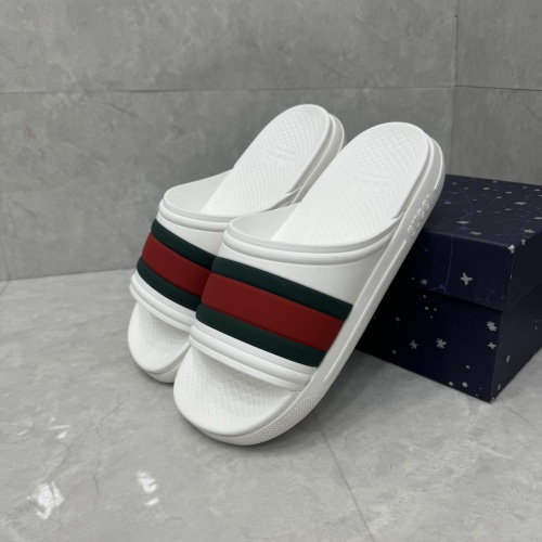 Wholesale Gucci Slippers For Men #1217134 $64.00 USD, Wholesale Quality Replica Gucci Slippers