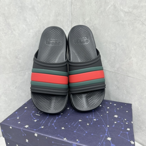 Replica Gucci Slippers For Men #1217136 $64.00 USD for Wholesale