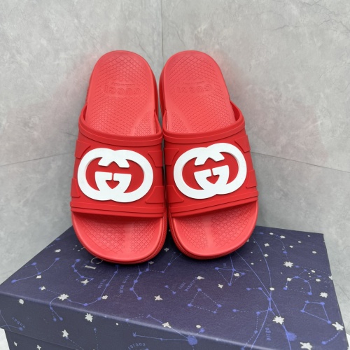 Replica Gucci Slippers For Men #1217140 $64.00 USD for Wholesale