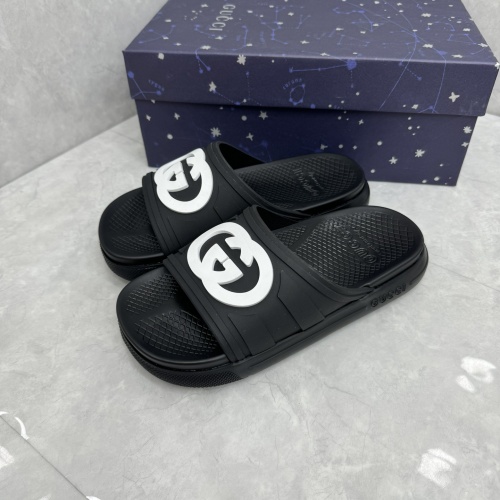 Replica Gucci Slippers For Men #1217143 $64.00 USD for Wholesale