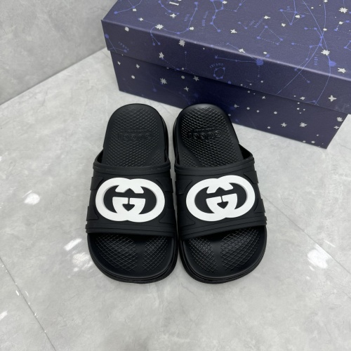 Replica Gucci Slippers For Men #1217143 $64.00 USD for Wholesale