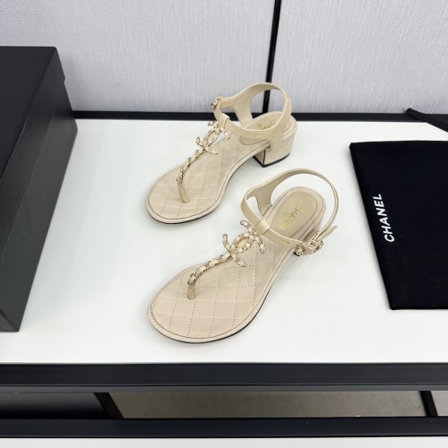 Wholesale Chanel Sandal For Women #1217145 $98.00 USD, Wholesale Quality Replica Chanel Sandal