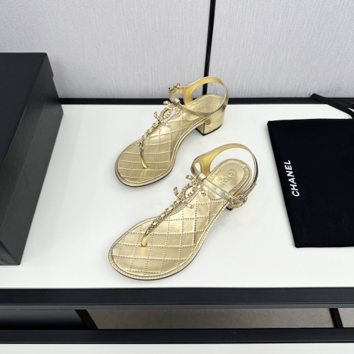 Wholesale Chanel Sandal For Women #1217153 $98.00 USD, Wholesale Quality Replica Chanel Sandal