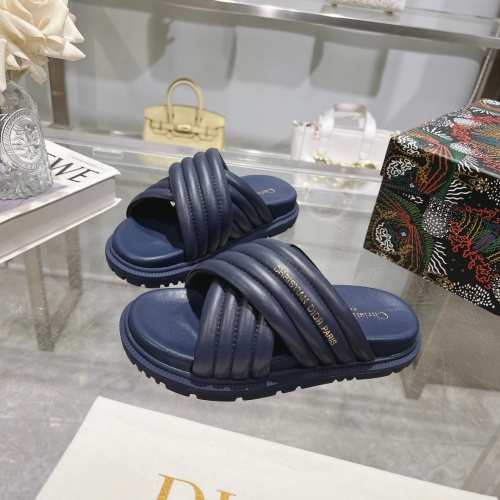 Wholesale Christian Dior Slippers For Women #1217157 $88.00 USD, Wholesale Quality Replica Christian Dior Slippers