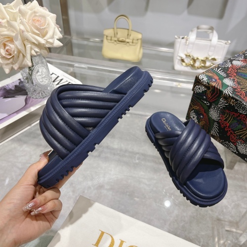 Replica Christian Dior Slippers For Women #1217157 $88.00 USD for Wholesale