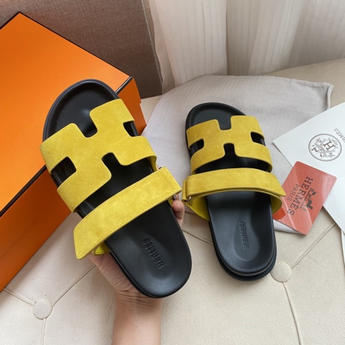 Replica Hermes Slippers For Women #1217169 $76.00 USD for Wholesale