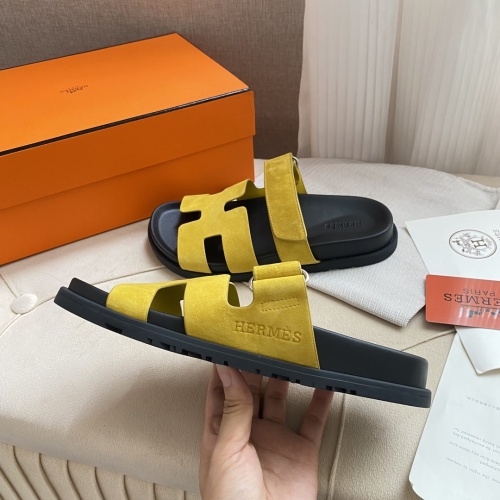 Replica Hermes Slippers For Women #1217169 $76.00 USD for Wholesale