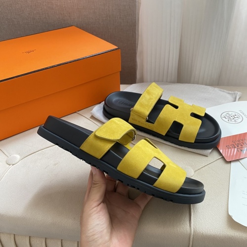 Replica Hermes Slippers For Women #1217169 $76.00 USD for Wholesale