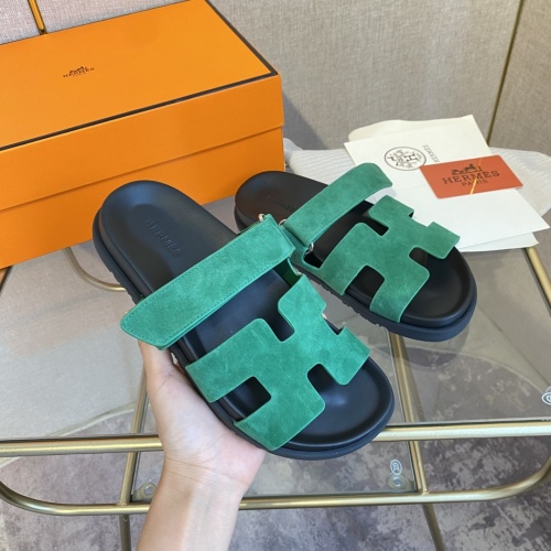 Replica Hermes Slippers For Women #1217175 $76.00 USD for Wholesale