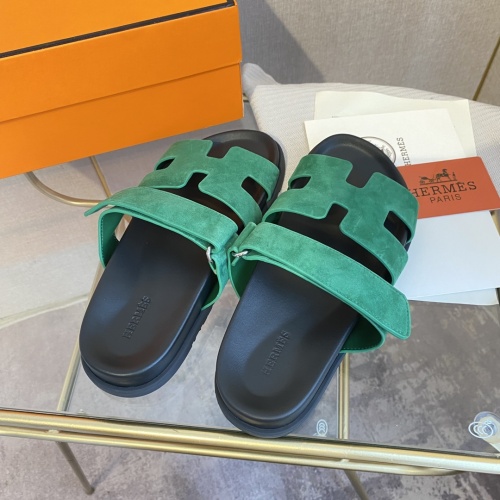 Replica Hermes Slippers For Women #1217175 $76.00 USD for Wholesale