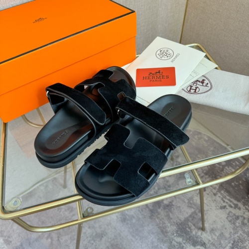 Replica Hermes Slippers For Men #1217178 $76.00 USD for Wholesale