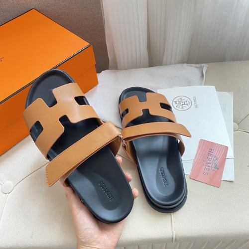 Replica Hermes Slippers For Women #1217179 $76.00 USD for Wholesale