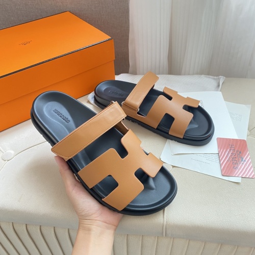 Replica Hermes Slippers For Women #1217179 $76.00 USD for Wholesale