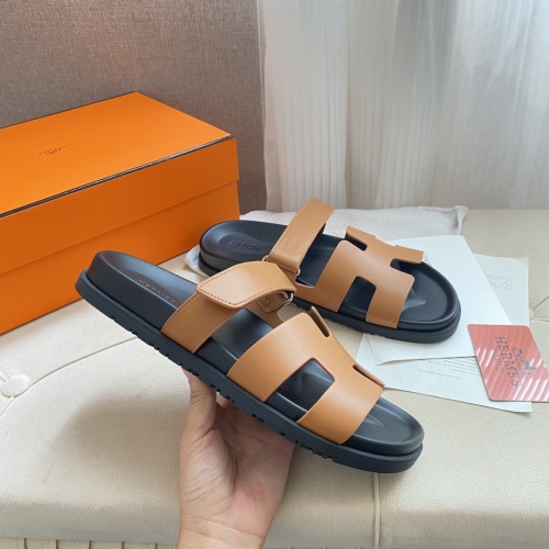 Replica Hermes Slippers For Women #1217179 $76.00 USD for Wholesale