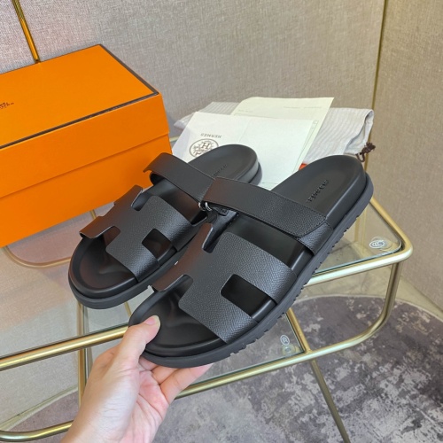 Replica Hermes Slippers For Women #1217196 $76.00 USD for Wholesale