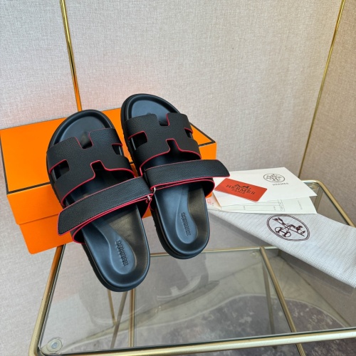 Replica Hermes Slippers For Women #1217198 $76.00 USD for Wholesale