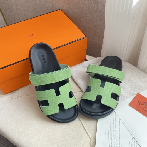 Replica Hermes Slippers For Women #1217212 $76.00 USD for Wholesale