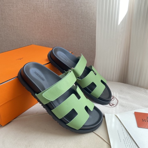 Replica Hermes Slippers For Women #1217212 $76.00 USD for Wholesale