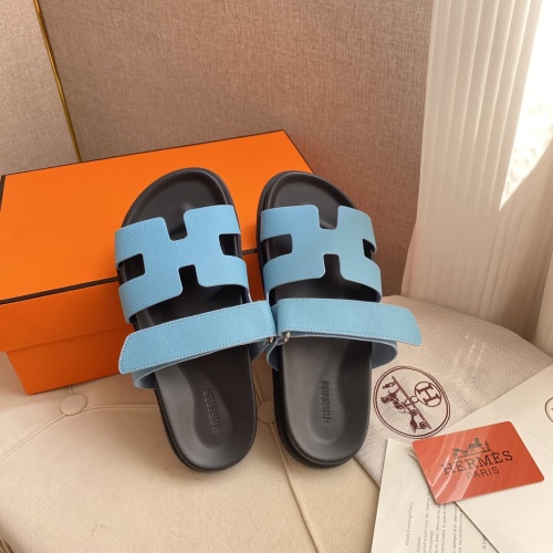 Replica Hermes Slippers For Women #1217214 $76.00 USD for Wholesale