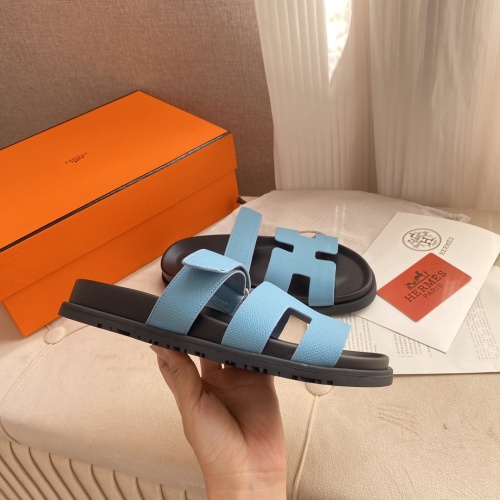 Replica Hermes Slippers For Women #1217214 $76.00 USD for Wholesale