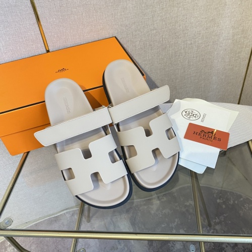 Replica Hermes Slippers For Men #1217219 $82.00 USD for Wholesale