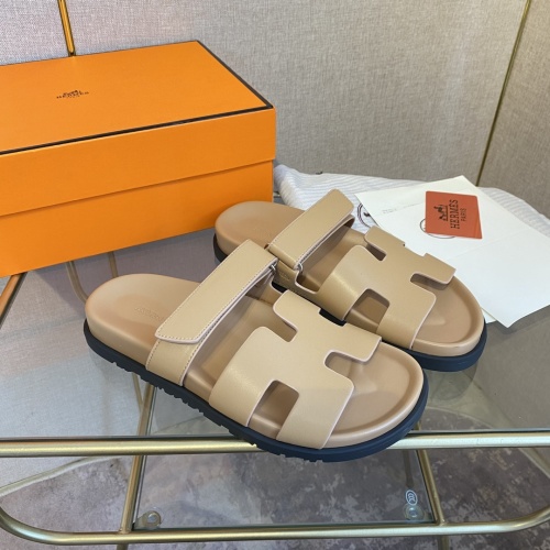 Replica Hermes Slippers For Women #1217220 $82.00 USD for Wholesale