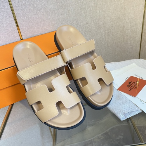 Replica Hermes Slippers For Women #1217220 $82.00 USD for Wholesale