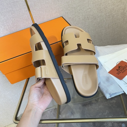 Replica Hermes Slippers For Women #1217220 $82.00 USD for Wholesale