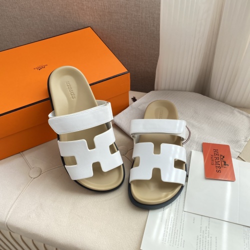 Replica Hermes Slippers For Men #1217234 $82.00 USD for Wholesale