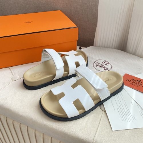 Replica Hermes Slippers For Men #1217234 $82.00 USD for Wholesale