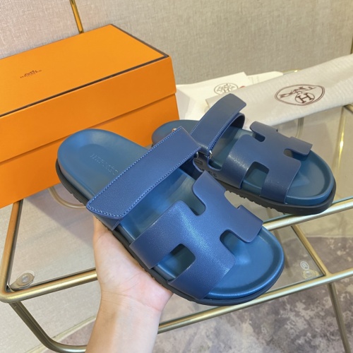 Replica Hermes Slippers For Women #1217237 $82.00 USD for Wholesale