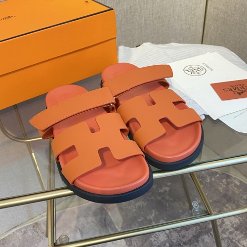 Replica Hermes Slippers For Women #1217239 $82.00 USD for Wholesale