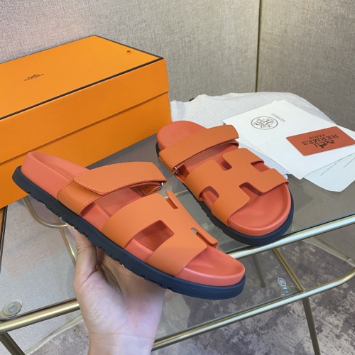 Replica Hermes Slippers For Women #1217239 $82.00 USD for Wholesale