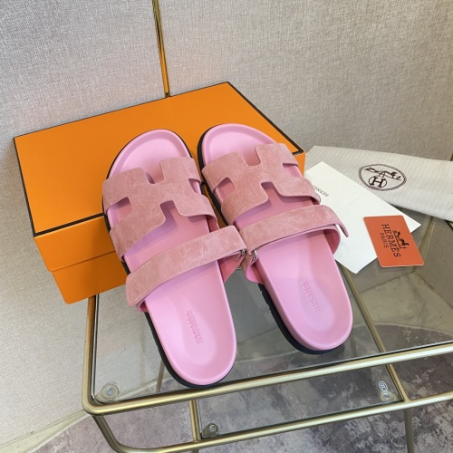 Replica Hermes Slippers For Women #1217245 $82.00 USD for Wholesale