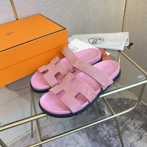 Replica Hermes Slippers For Women #1217245 $82.00 USD for Wholesale