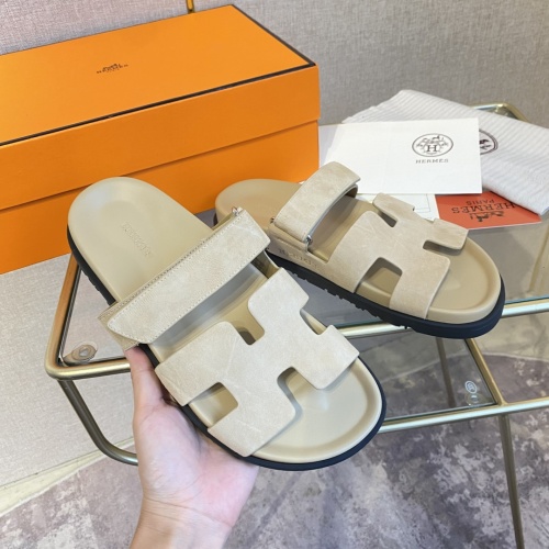 Replica Hermes Slippers For Women #1217247 $82.00 USD for Wholesale