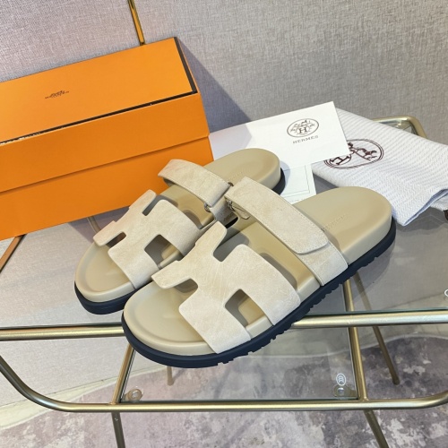 Replica Hermes Slippers For Women #1217247 $82.00 USD for Wholesale