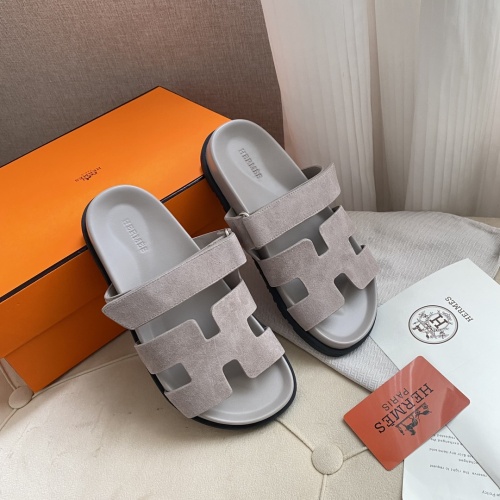 Wholesale Hermes Slippers For Women #1217249 $82.00 USD, Wholesale Quality Replica Hermes Slippers