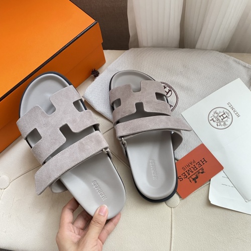 Replica Hermes Slippers For Women #1217249 $82.00 USD for Wholesale