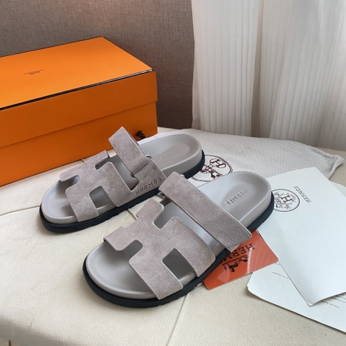 Replica Hermes Slippers For Women #1217249 $82.00 USD for Wholesale