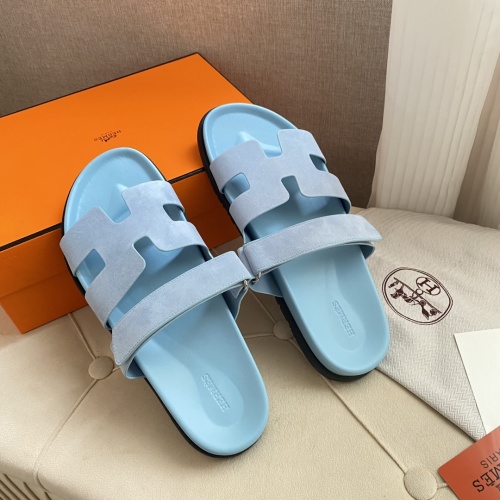 Replica Hermes Slippers For Women #1217251 $82.00 USD for Wholesale