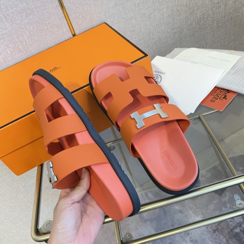 Replica Hermes Slippers For Women #1217284 $82.00 USD for Wholesale