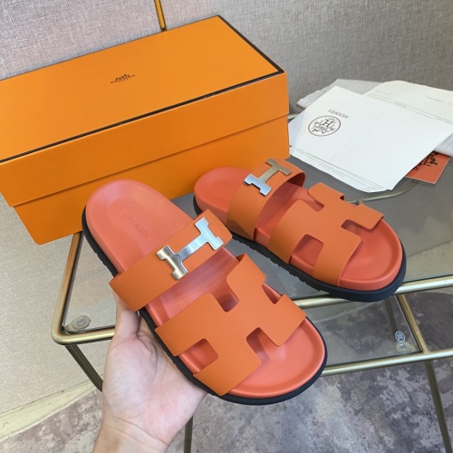 Replica Hermes Slippers For Women #1217284 $82.00 USD for Wholesale