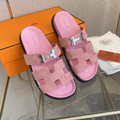 Replica Hermes Slippers For Women #1217286 $82.00 USD for Wholesale